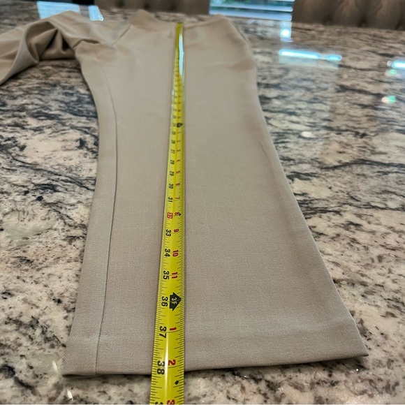 Easy wear by Chico’s cropped tan pants.  Great for work or play. Size medium - Picture 5 of 5